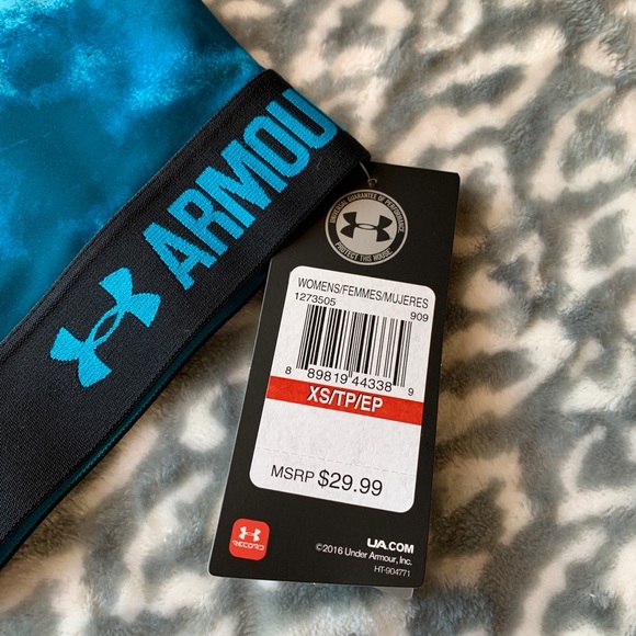 Under Armour Mid Impact Support Sports Bra XS - Picture 7 of 10